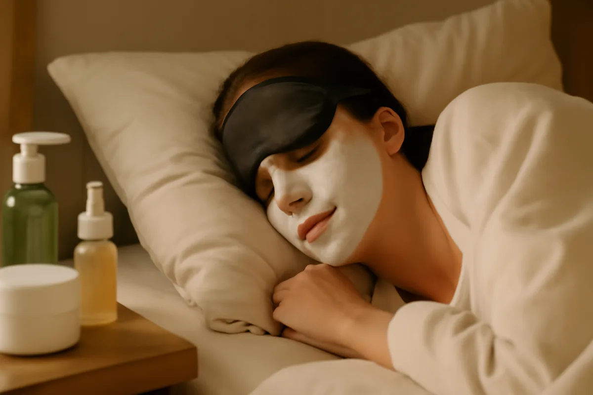 Trattamenti e maschere viso notte: perché sono più efficaci mentre dormi
