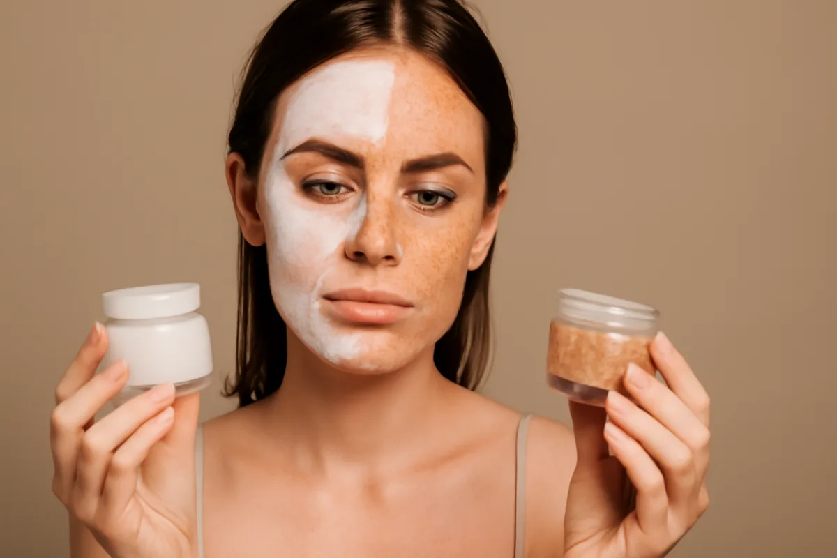 Scrub viso enzimatici o meccanici? La risposta dermatologica che ribalta i consigli più diffusi